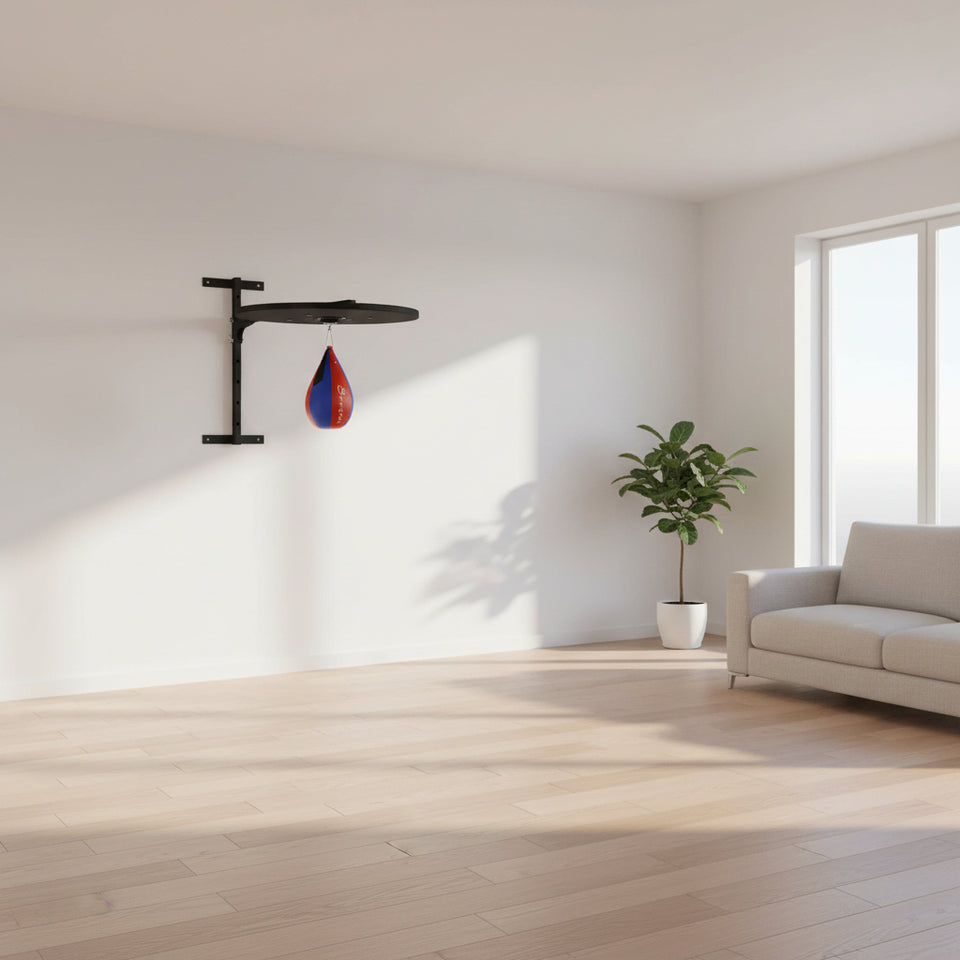 Adjustable speed bag for home gym training