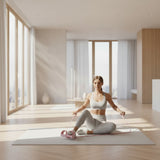 Full-body resistance exercise band with pedals