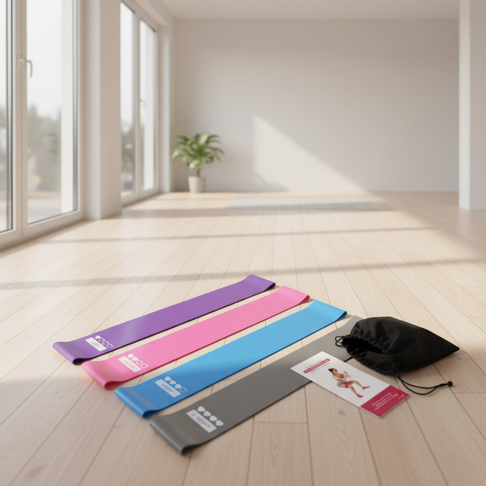 Glute resistance bands for fitness training