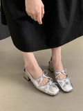 Women's bow slingback flats for work and casual outfits