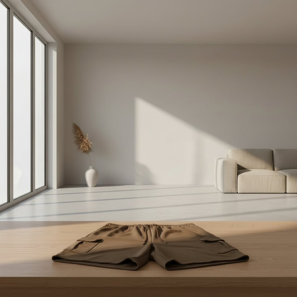 Men's casual relaxed fit cargo shorts