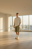 Men's loose-fit casual shorts for warm weather