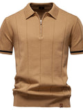 Close-up of men's ribbed polo texture