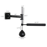 Reflex speed bag for MMA and martial arts training