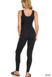 Women's seamless athleisure bodysuit