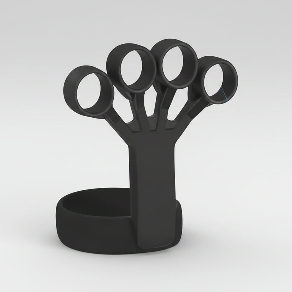 Silicone finger strengthener for hand exercises