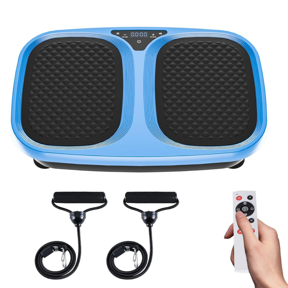 Vibration plate exercise machine for home workouts