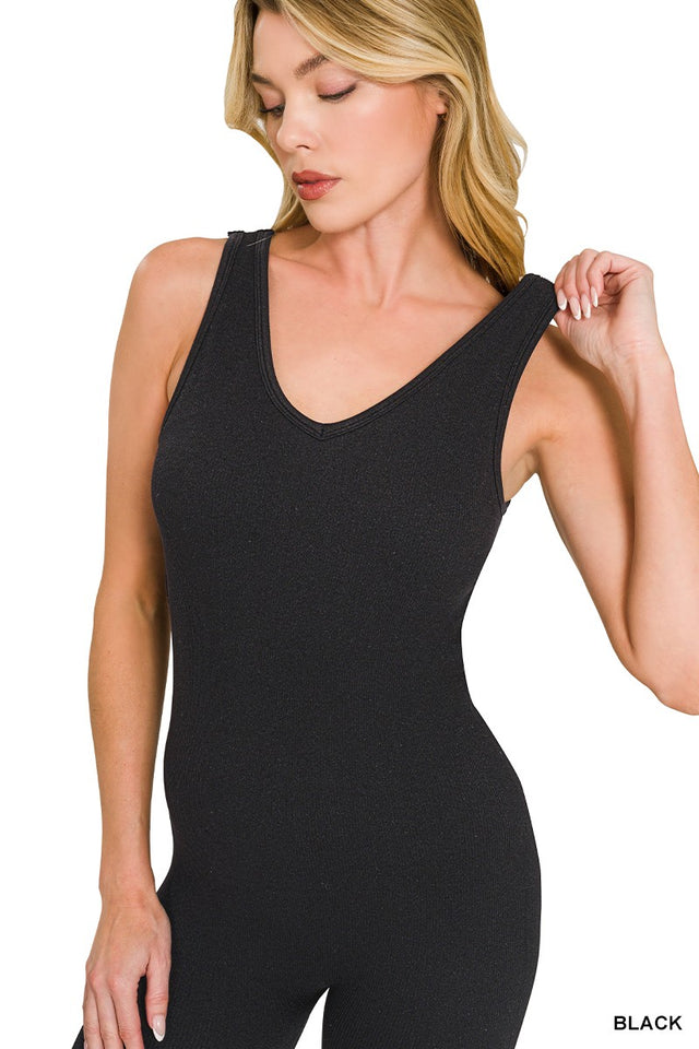 Women's one-piece activewear outfit
