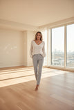 Women's dressy casual lace detail top