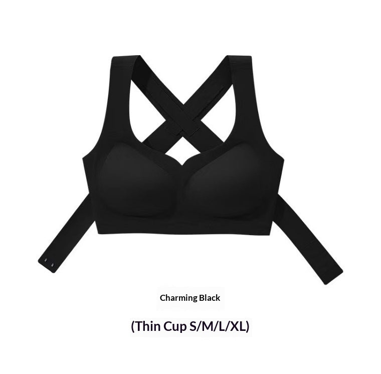 Women's bra with supportive back design