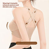 Front view of women's posture support bra