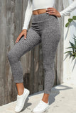 Women's ribbed high waist leggings