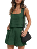 Women’s casual matching shorts set