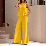 Women's summer matching pants set