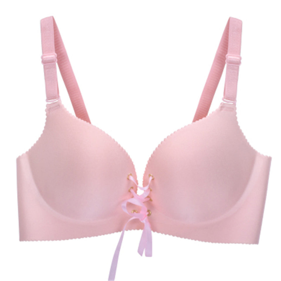 Detail of women's wireless comfort bra